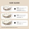 imageBedsure Self Warming Cat Bed  Round Cat Beds for Indoor Cats Washable Pet Bed for Puppy and Kitten with SlipResistant Bottom 20 Inches Self Warming Grey NonElectricTerracotta