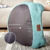 imageBedsure Self Warming Cat Bed  Round Cat Beds for Indoor Cats Washable Pet Bed for Puppy and Kitten with SlipResistant Bottom 20 Inches Self Warming Grey NonElectricWashed Blue