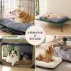 imageBedsure XL Washable Dog Bed for Crate Soft Fluffy Bubble Fleece Pet Bed Mat for Deep Sleep NonSlip Machine Washable Kennel Sleeping Pad for Extra Large Dogs for CrateFloorCar 41x27x35BeigeBeige