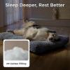 imageBedsure XL Washable Dog Bed for Crate Soft Fluffy Bubble Fleece Pet Bed Mat for Deep Sleep NonSlip Machine Washable Kennel Sleeping Pad for Extra Large Dogs for CrateFloorCar 41x27x35BeigeCamel Brown