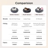 image:imageBedsure Calming Donut Cat Bed  Fluffy Plush Round Pet Bed for Kitten amp Puppy Washable AntiAnxiety Soft Comfy Cuddler 20x20 Inches Brown Basic VersionBlack