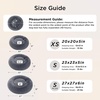 image:imageBedsure Calming Donut Cat Bed  Fluffy Plush Round Pet Bed for Kitten amp Puppy Washable AntiAnxiety Soft Comfy Cuddler 20x20 Inches Brown Basic VersionBlack