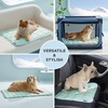 image:imageBedsure Cooling Mat for Large Dogs QMaxgt05 Thin Breathable Cold Crate Pad for Pet Portable Washable Kennel Bed for Summer Active Dog with Chill Cool Soothing Fabric to Rapid Cooling 35x23 GreenLight Green