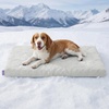 image:imageLE SURE Cooling Dog Beds Large Sized Dog QMaxgt05 Cooling Mat with Removable Washable Cover Breathable Orthopedic Egg Crate Foam NonSlip Summer Pad for ActiveSeniorLongHaired Pets 35x22 InchCooling Gray