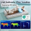 image:imageLE SURE Cooling Dog Beds Large Sized Dog QMaxgt05 Cooling Mat with Removable Washable Cover Breathable Orthopedic Egg Crate Foam NonSlip Summer Pad for ActiveSeniorLongHaired Pets 35x22 InchCooling Gray