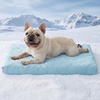image:imageLE SURE Cooling Dog Beds Large Sized Dog QMaxgt05 Cooling Mat with Removable Washable Cover Breathable Orthopedic Egg Crate Foam NonSlip Summer Pad for ActiveSeniorLongHaired Pets 35x22 InchCooling Blue