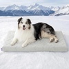image:imageLE SURE Cooling Dog Beds Large Sized Dog QMaxgt05 Cooling Mat with Removable Washable Cover Breathable Orthopedic Egg Crate Foam NonSlip Summer Pad for ActiveSeniorLongHaired Pets 35x22 InchCooling Gray