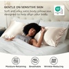 image:imageBedsure Satin Pillowcases Similar to Silk Pillow Cases Queen Size Set of 2 Pure White Cooling Pillow Case for Sleeping Women with Envelope Closure Gifts for Women Men 20x30 Inches 2pcs03  Beige