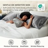 image:imageBedsure Satin Pillowcases Similar to Silk Pillow Cases Queen Size Set of 2 Pure White Cooling Pillow Case for Sleeping Women with Envelope Closure Gifts for Women Men 20x30 Inches 2pcs05  Dark Grey