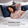 image:imageBedsure Satin Pillowcases Similar to Silk Pillow Cases Queen Size Set of 2 Pure White Cooling Pillow Case for Sleeping Women with Envelope Closure Gifts for Women Men 20x30 Inches 2pcs07  Blue