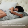 image:imageBedsure Satin Pillowcases Similar to Silk Pillow Cases Queen Size Set of 2 Pure White Cooling Pillow Case for Sleeping Women with Envelope Closure Gifts for Women Men 20x30 Inches 2pcs01  Silver Grey
