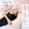 image:imageBedsure Satin Pillowcases Similar to Silk Pillow Cases Queen Size Set of 2 Pure White Cooling Pillow Case for Sleeping Women with Envelope Closure Gifts for Women Men 20x30 Inches 2pcs03  Beige