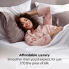 image:imageBedsure Satin Pillowcases Similar to Silk Pillow Cases Queen Size Set of 2 Pure White Cooling Pillow Case for Sleeping Women with Envelope Closure Gifts for Women Men 20x30 Inches 2pcs19  Dusty Rose