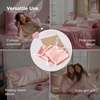 image:imageBedsure Satin Pillowcases Similar to Silk Pillow Cases Queen Size Set of 2 Pure White Cooling Pillow Case for Sleeping Women with Envelope Closure Gifts for Women Men 20x30 Inches 2pcs17  Peach Pink