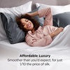 image:imageBedsure Satin Pillowcases Similar to Silk Pillow Cases Queen Size Set of 2 Pure White Cooling Pillow Case for Sleeping Women with Envelope Closure Gifts for Women Men 20x30 Inches 2pcs22  Space Grey