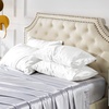 image:imageBedsure Satin Pillowcases Similar to Silk Pillow Cases Queen Size Set of 2 Pure White Cooling Pillow Case for Sleeping Women with Envelope Closure Gifts for Women Men 20x30 Inches 2pcs02  Pure White
