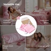image:imageBedsure Satin Pillowcases Similar to Silk Pillow Cases Queen Size Set of 2 Pure White Cooling Pillow Case for Sleeping Women with Envelope Closure Gifts for Women Men 20x30 Inches 2pcs04  Pink