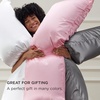 image:imageBedsure Satin Pillowcases Similar to Silk Pillow Cases Queen Size Set of 2 Pure White Cooling Pillow Case for Sleeping Women with Envelope Closure Gifts for Women Men 20x30 Inches 2pcs06  Black
