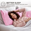 image:imageBedsure Satin Pillowcases Similar to Silk Pillow Cases Queen Size Set of 2 Pure White Cooling Pillow Case for Sleeping Women with Envelope Closure Gifts for Women Men 20x30 Inches 2pcs04  Pink