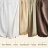 image:imageBedsure Satin Pillowcases Similar to Silk Pillow Cases Queen Size Set of 2 Pure White Cooling Pillow Case for Sleeping Women with Envelope Closure Gifts for Women Men 20x30 Inches 2pcs29  Champagne