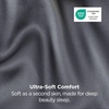 image:imageBedsure Satin Pillowcases Similar to Silk Pillow Cases Queen Size Set of 2 Pure White Cooling Pillow Case for Sleeping Women with Envelope Closure Gifts for Women Men 20x30 Inches 2pcs22  Space Grey