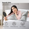 image:imageBedsure Satin Pillowcases Similar to Silk Pillow Cases Queen Size Set of 2 Pure White Cooling Pillow Case for Sleeping Women with Envelope Closure Gifts for Women Men 20x30 Inches 2pcs01  Silver Grey