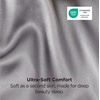 image:imageBedsure Satin Pillowcases Similar to Silk Pillow Cases Queen Size Set of 2 Pure White Cooling Pillow Case for Sleeping Women with Envelope Closure Gifts for Women Men 20x30 Inches 2pcs05  Dark Grey