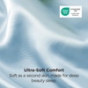 image:imageBedsure Satin Pillowcases Similar to Silk Pillow Cases Queen Size Set of 2 Pure White Cooling Pillow Case for Sleeping Women with Envelope Closure Gifts for Women Men 20x30 Inches 2pcs13  Aqua