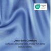 image:imageBedsure Satin Pillowcases Similar to Silk Pillow Cases Queen Size Set of 2 Pure White Cooling Pillow Case for Sleeping Women with Envelope Closure Gifts for Women Men 20x30 Inches 2pcs28  Sky Blue
