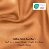 image:imageBedsure Satin Pillowcases Similar to Silk Pillow Cases Queen Size Set of 2 Pure White Cooling Pillow Case for Sleeping Women with Envelope Closure Gifts for Women Men 20x30 Inches 2pcs15  Orange