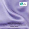 image:imageBedsure Satin Pillowcases Similar to Silk Pillow Cases Queen Size Set of 2 Pure White Cooling Pillow Case for Sleeping Women with Envelope Closure Gifts for Women Men 20x30 Inches 2pcs26  Lilac