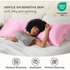image:imageBedsure Satin Pillowcases Similar to Silk Pillow Cases Queen Size Set of 2 Pure White Cooling Pillow Case for Sleeping Women with Envelope Closure Gifts for Women Men 20x30 Inches 2pcs04  Pink
