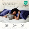 image:imageBedsure Satin Pillowcases Similar to Silk Pillow Cases Queen Size Set of 2 Pure White Cooling Pillow Case for Sleeping Women with Envelope Closure Gifts for Women Men 20x30 Inches 2pcs08  Navy