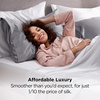image:imageBedsure Satin Pillowcases Similar to Silk Pillow Cases Queen Size Set of 2 Pure White Cooling Pillow Case for Sleeping Women with Envelope Closure Gifts for Women Men 20x30 Inches 2pcs05  Dark Grey