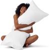 image:imageBedsure Satin Pillowcases Similar to Silk Pillow Cases Queen Size Set of 2 Pure White Cooling Pillow Case for Sleeping Women with Envelope Closure Gifts for Women Men 20x30 Inches 2pcs02  Pure White