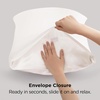 image:imageBedsure Satin Pillowcases Similar to Silk Pillow Cases Queen Size Set of 2 Pure White Cooling Pillow Case for Sleeping Women with Envelope Closure Gifts for Women Men 20x30 Inches 2pcs09  Ivory