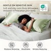 image:imageBedsure Satin Pillowcases Similar to Silk Pillow Cases Queen Size Set of 2 Pure White Cooling Pillow Case for Sleeping Women with Envelope Closure Gifts for Women Men 20x30 Inches 2pcs21  Sage Green