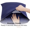 image:imageBedsure Satin Pillowcases Similar to Silk Pillow Cases Queen Size Set of 2 Pure White Cooling Pillow Case for Sleeping Women with Envelope Closure Gifts for Women Men 20x30 Inches 2pcs08  Navy