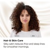 image:imageBedsure Satin Pillowcases Similar to Silk Pillow Cases Queen Size Set of 2 Pure White Cooling Pillow Case for Sleeping Women with Envelope Closure Gifts for Women Men 20x30 Inches 2pcs01  Silver Grey