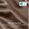 image:imageBedsure Satin Pillowcases Similar to Silk Pillow Cases Queen Size Set of 2 Pure White Cooling Pillow Case for Sleeping Women with Envelope Closure Gifts for Women Men 20x30 Inches 2pcs25  Brown