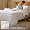 image:imageBedsure 100 Giza Egyptian Cotton Duvet Cover Queen Size Luxury Hotel Duvet Cover PureWoven Soft amp Breathable Sateen Bedding Set for AllSeason 3 Pieces 90x90 Gradient Blue04  Gradient Brown