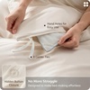 image:imageBedsure 100 Organically Grown Bamboo Viscose Duvet Cover Set Queen Size  Cooling Bedding Set for Hot Sleepers  PureWoven Luxury Silky Soft  No Insert  2 Pillow Shams Olive Green 90x90Beige