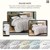 image:imageBedsure Striped Duvet Cover Queen 100 Washed Cotton Duvet Cover LinenLike PureWoven with Reversible YarnDyed Design amp DoubleStitch Craft 3Piece with Zipper Closure Stripes White 90x9001  Stripes  White