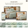 image:imageBedsure Striped Duvet Cover Queen 100 Washed Cotton Duvet Cover LinenLike PureWoven with Reversible YarnDyed Design amp DoubleStitch Craft 3Piece with Zipper Closure Stripes White 90x9005  Stripes  Sage Green