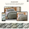 image:imageBedsure Striped Duvet Cover Queen 100 Washed Cotton Duvet Cover LinenLike PureWoven with Reversible YarnDyed Design amp DoubleStitch Craft 3Piece with Zipper Closure Stripes White 90x9007  Gingham  Olive Green