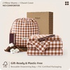 image:imageBedsure Striped Duvet Cover Queen 100 Washed Cotton Duvet Cover LinenLike PureWoven with Reversible YarnDyed Design amp DoubleStitch Craft 3Piece with Zipper Closure Stripes White 90x9012  Gingham  Terracotta