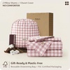 image:imageBedsure Striped Duvet Cover Queen 100 Washed Cotton Duvet Cover LinenLike PureWoven with Reversible YarnDyed Design amp DoubleStitch Craft 3Piece with Zipper Closure Stripes White 90x9011  Gingham  Greyish Pink