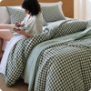 07 - Gingham - Olive Green