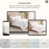 image:imageBedsure 100 Cotton Percale Duvet Cover Queen Luxury Hotel Duvet Cover White Comforter Cover with Embroidery PureWoven Breathable amp Lightweight Bedding Set for All Season 3 Pieces 90x9001  Hotel White