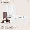 image:imageBedsure 100 Cotton Percale Duvet Cover Queen Luxury Hotel Duvet Cover White Comforter Cover with Embroidery PureWoven Breathable amp Lightweight Bedding Set for All Season 3 Pieces 90x9005  Hotel Frame Embroidery